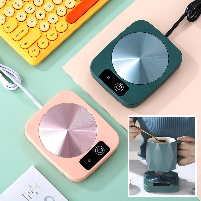 Electric Tea Water Heating Pad Constant Temperature Coffee Mug Heating Coaster Lightweight Water Pad Heater Safe For Home Office